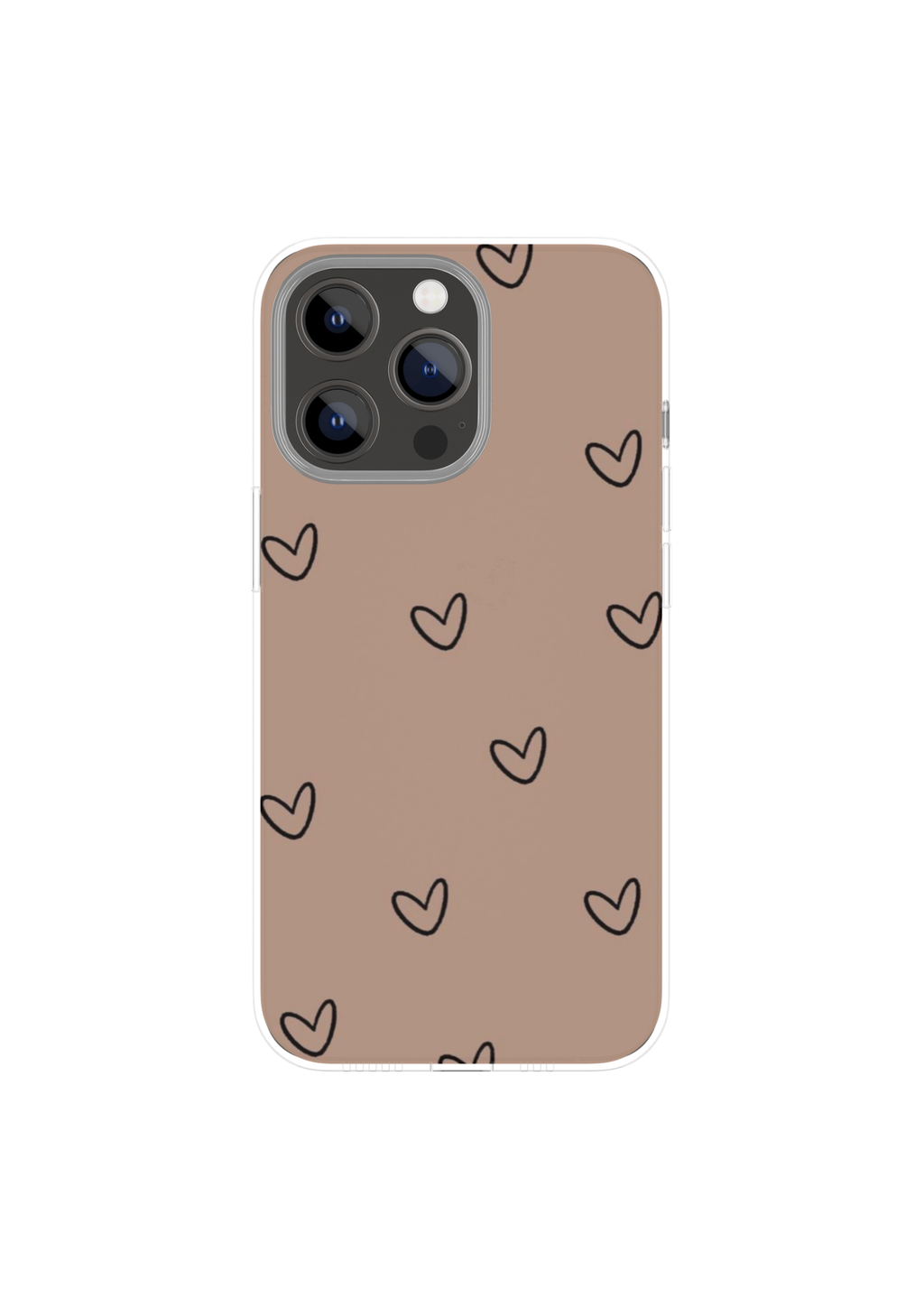 Brown Hearts Case 🤎