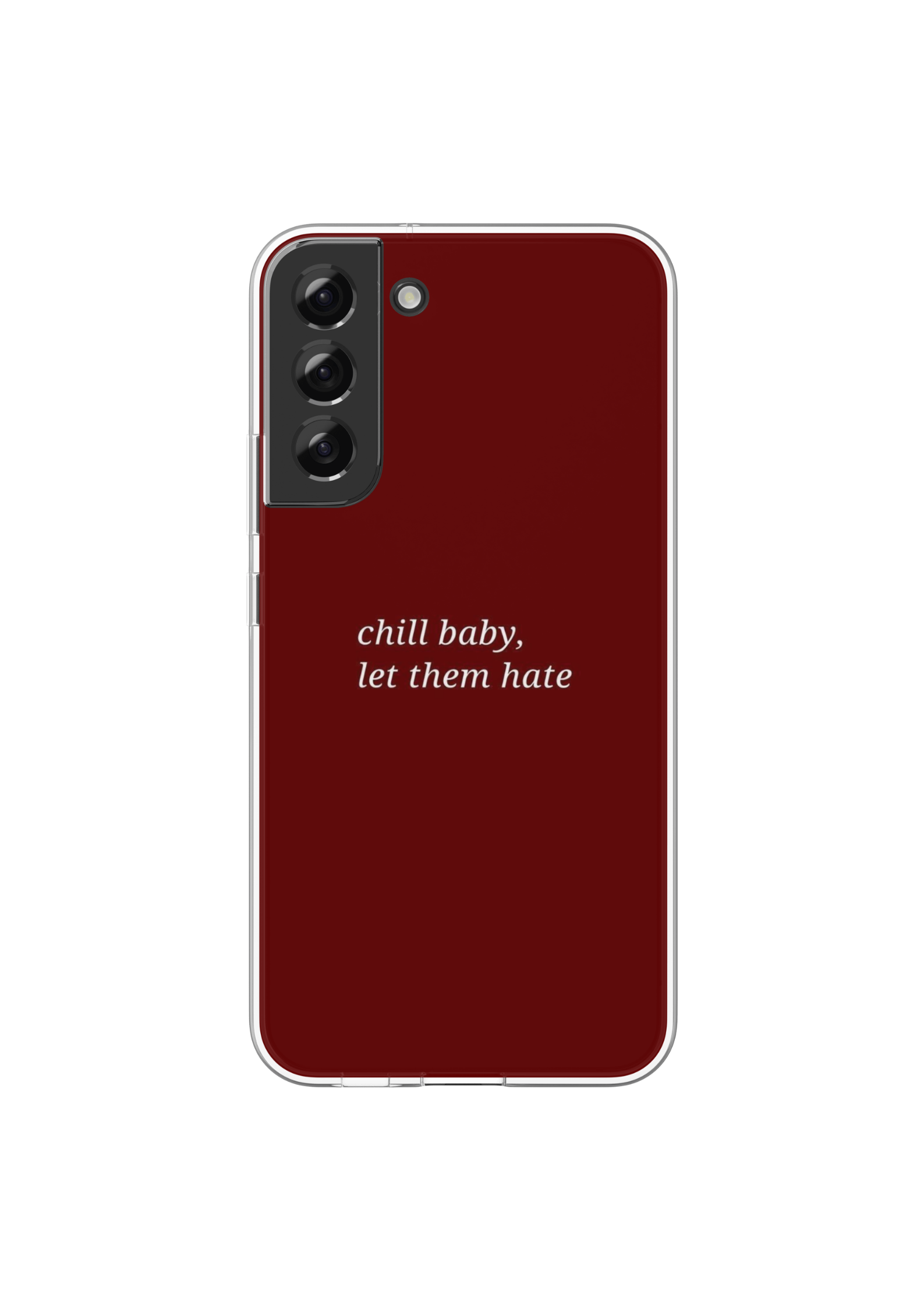 Deep Red Chill Baby 🔥❤️ Let Them Hate Case